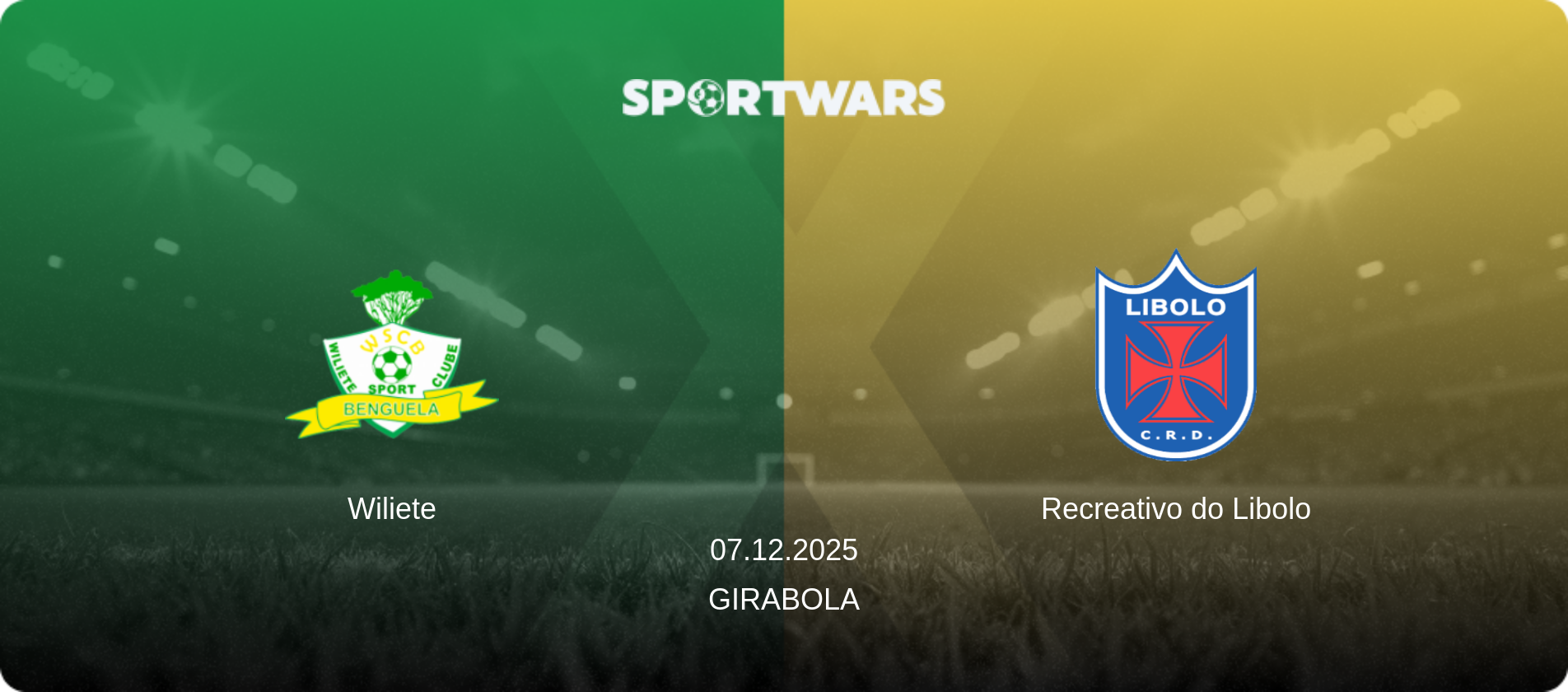 Wiliete — Recreativo do Libolo, 07.12.2025 — Girabola (match preview)