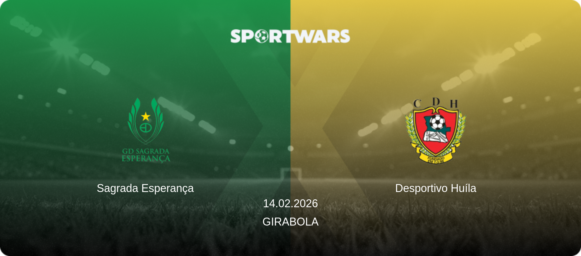 Sagrada Esperança — Desportivo Huíla, 14.02.2026 — Girabola (match preview)