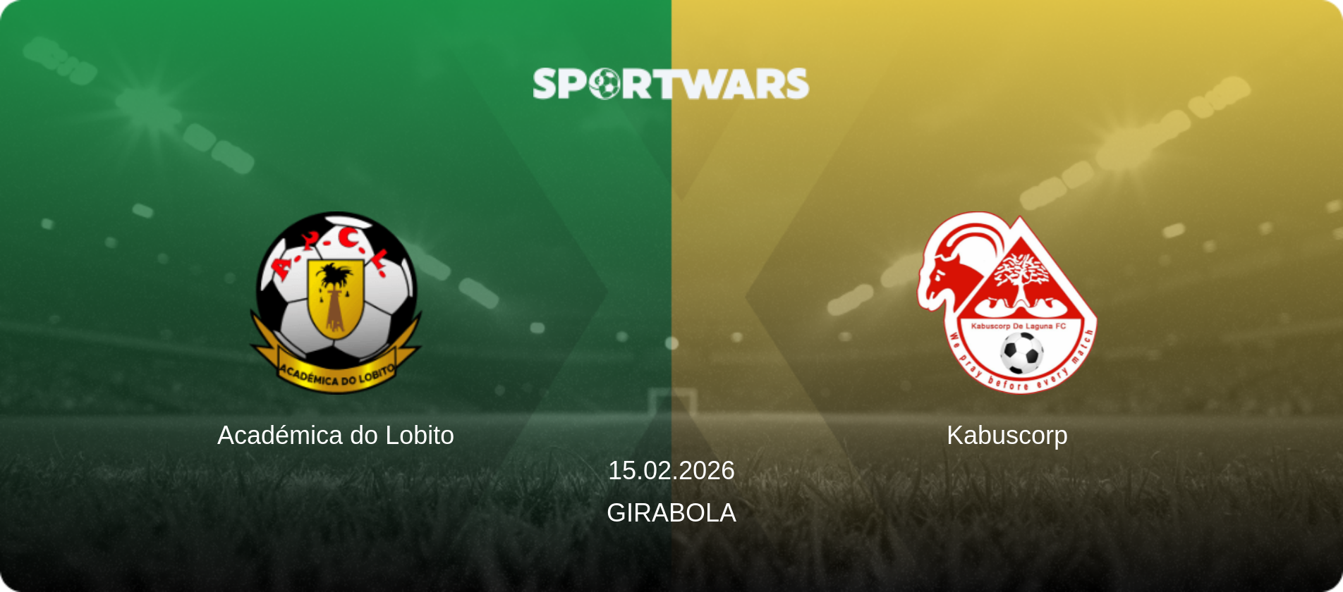 Académica do Lobito — Kabuscorp, 15.02.2026 — Girabola (match preview)