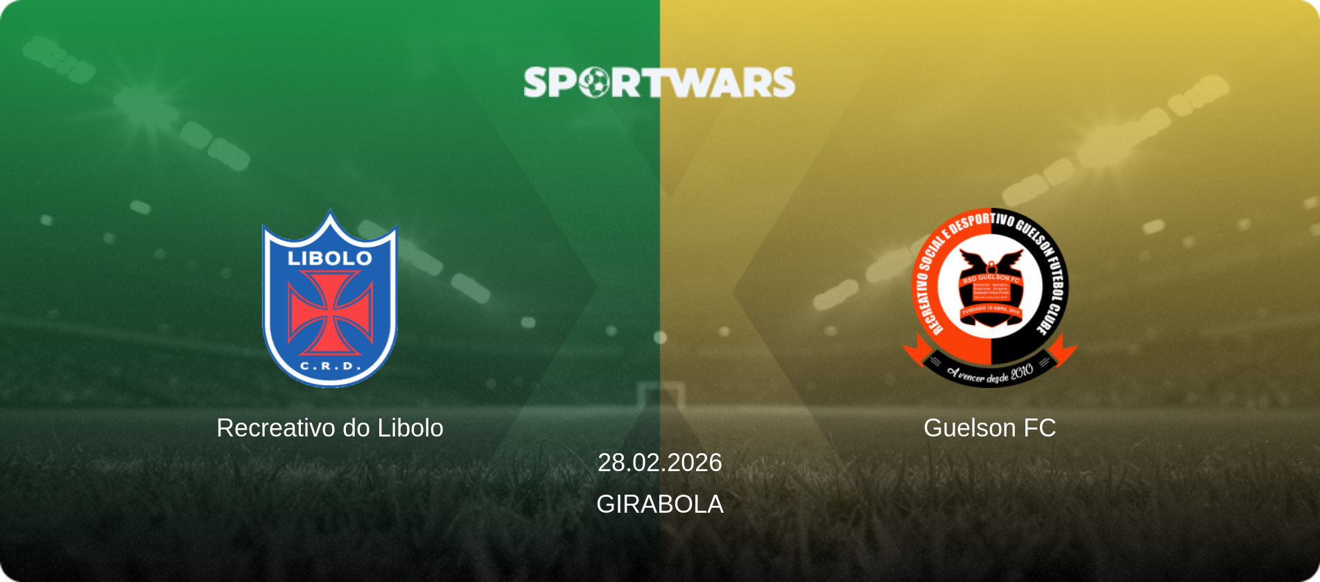 Recreativo do Libolo — Guelson FC, 28.02.2026 — Girabola (match preview)