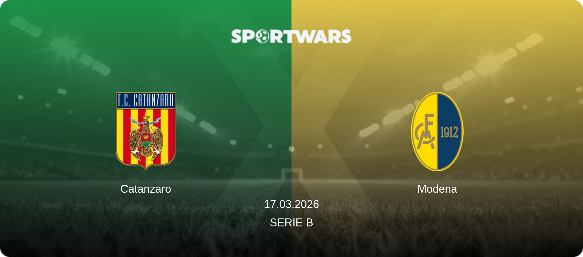 Catanzaro — Modena, 17.03.2026 — Serie B (match preview)