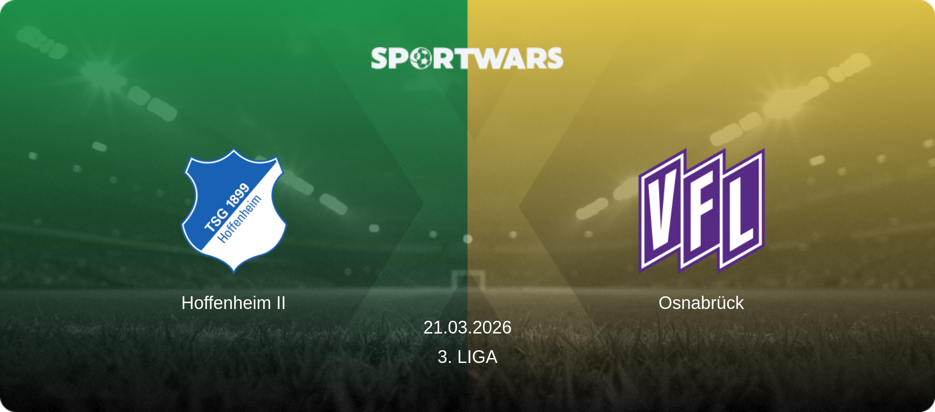 Hoffenheim II — Osnabrück, 21.03.2026 — 3. Liga (match preview)