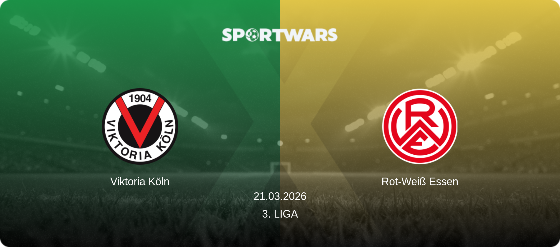 Viktoria Köln — Rot-Weiß Essen, 21.03.2026 — 3. Liga (match preview)