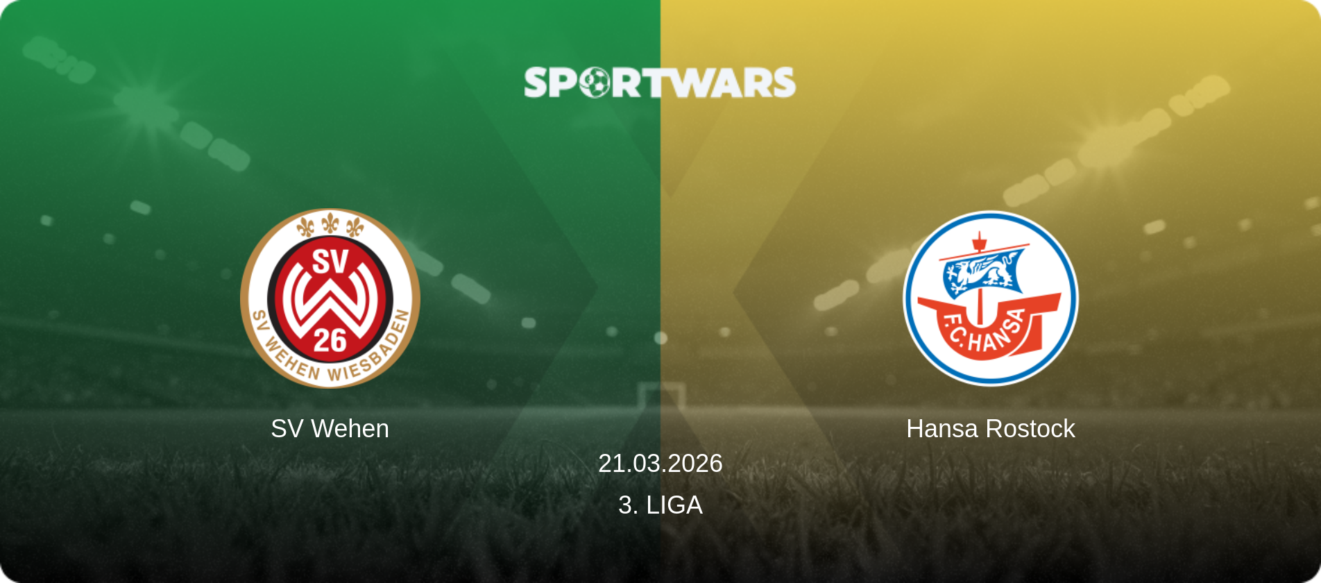 SV Wehen — Hansa Rostock, 21.03.2026 — 3. Liga (match preview)