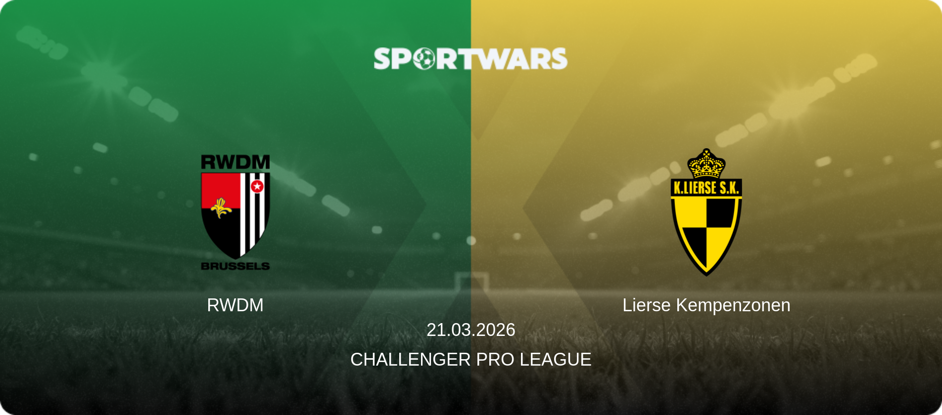 RWDM — Lierse Kempenzonen, 21.03.2026 — Challenger Pro League (match preview)
