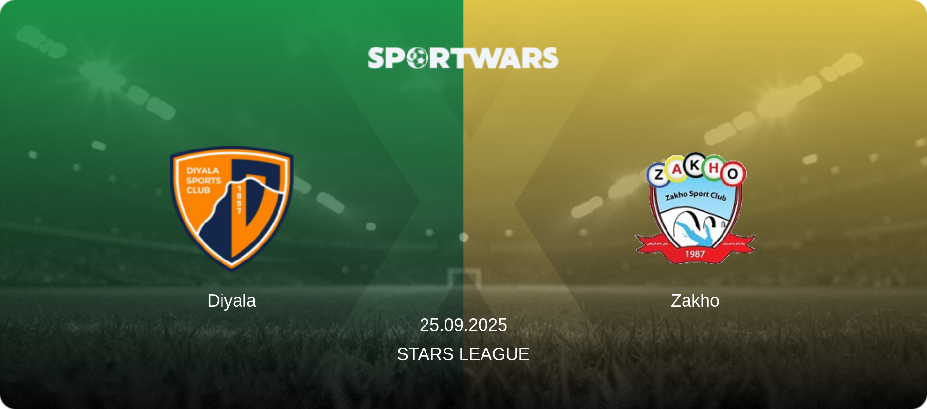 Diyala — Zakho, 25.09.2025 — Stars League (match preview)