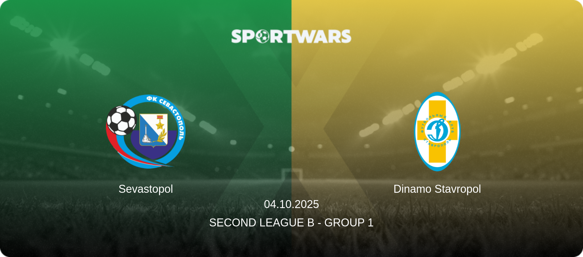 Sevastopol — Dinamo Stavropol, 04.10.2025 — Second League B - Group 1 (match preview)
