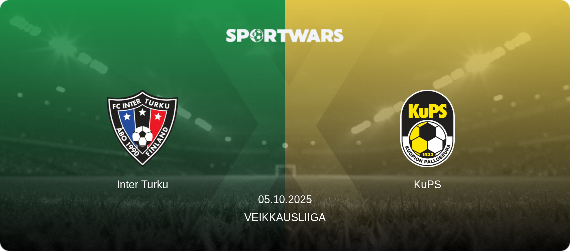 Inter Turku — KuPS, 05.10.2025 — Veikkausliiga (match preview)