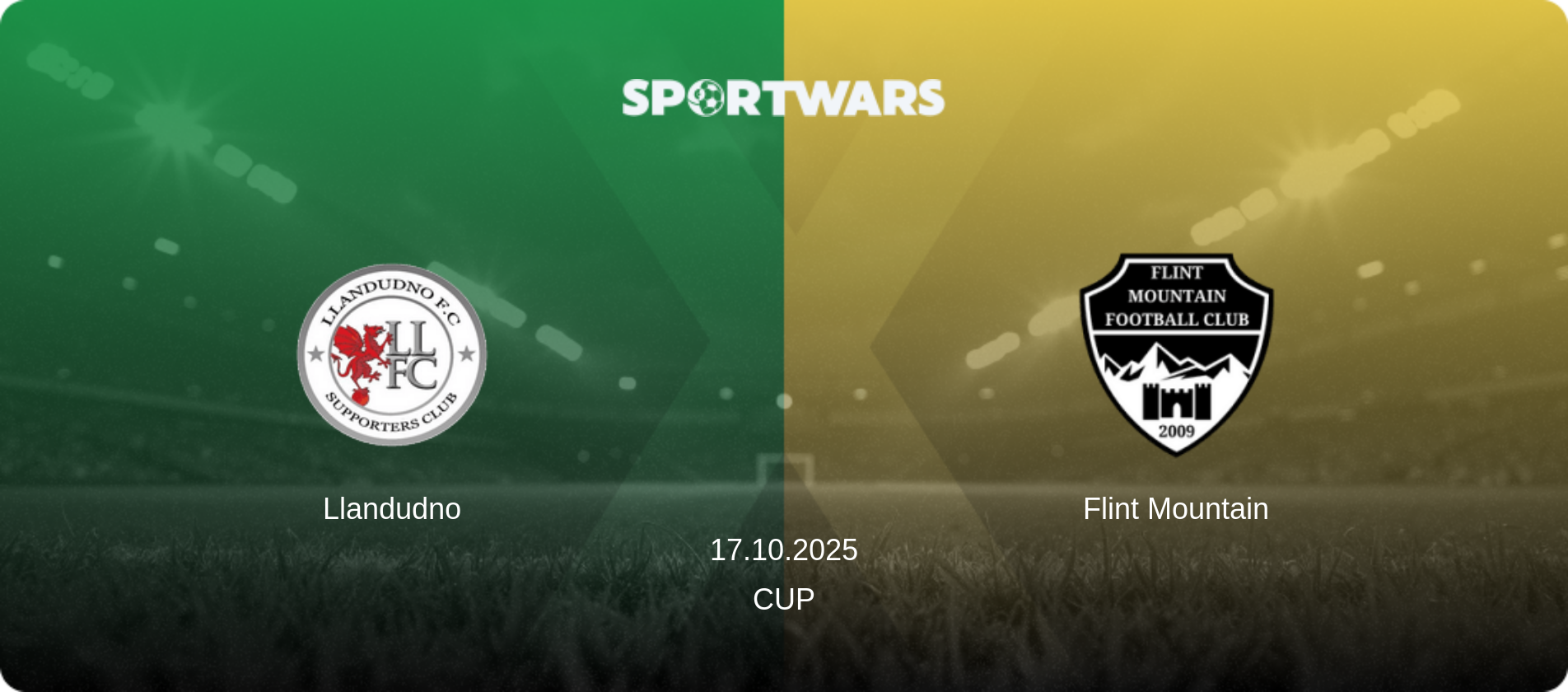Llandudno — Flint Mountain, 17.10.2025 — Cup (match preview)