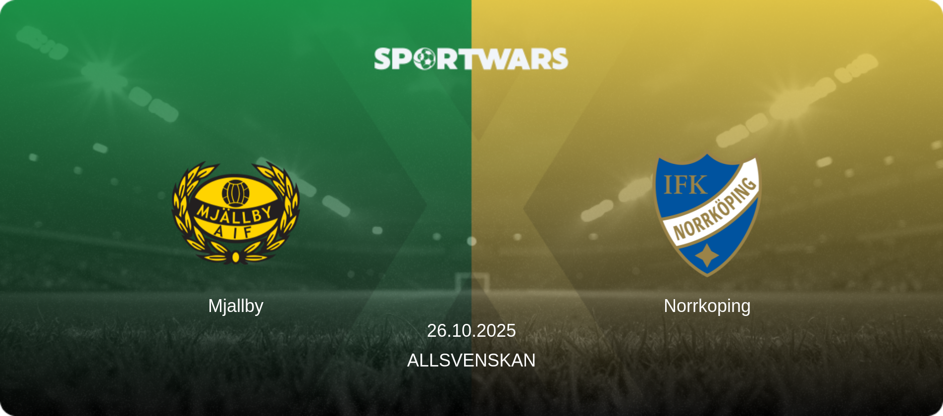 Mjallby — Norrkoping, 26.10.2025 — Allsvenskan (match preview)