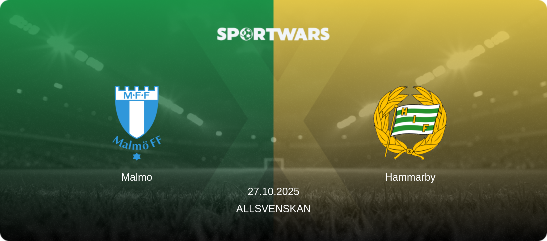 Malmo — Hammarby, 27.10.2025 — Allsvenskan (match preview)