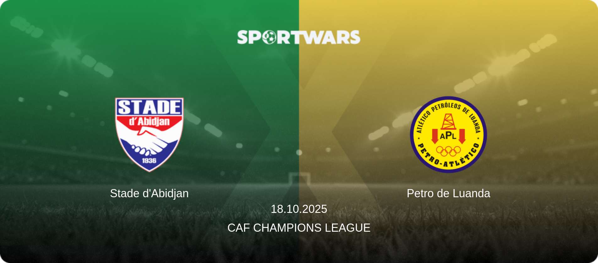 Stade d'Abidjan — Petro de Luanda, 18.10.2025 — CAF Champions League (match preview)