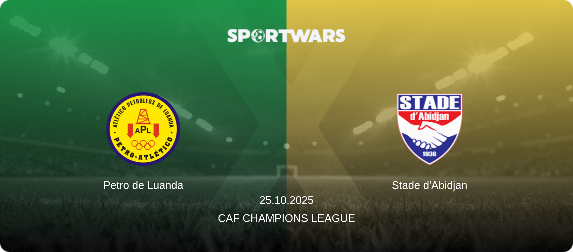 Petro de Luanda — Stade d'Abidjan, 25.10.2025 — CAF Champions League (match preview)