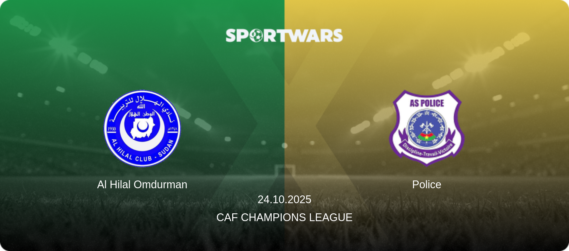 Al Hilal Omdurman — Police, 24.10.2025 — CAF Champions League (match preview)