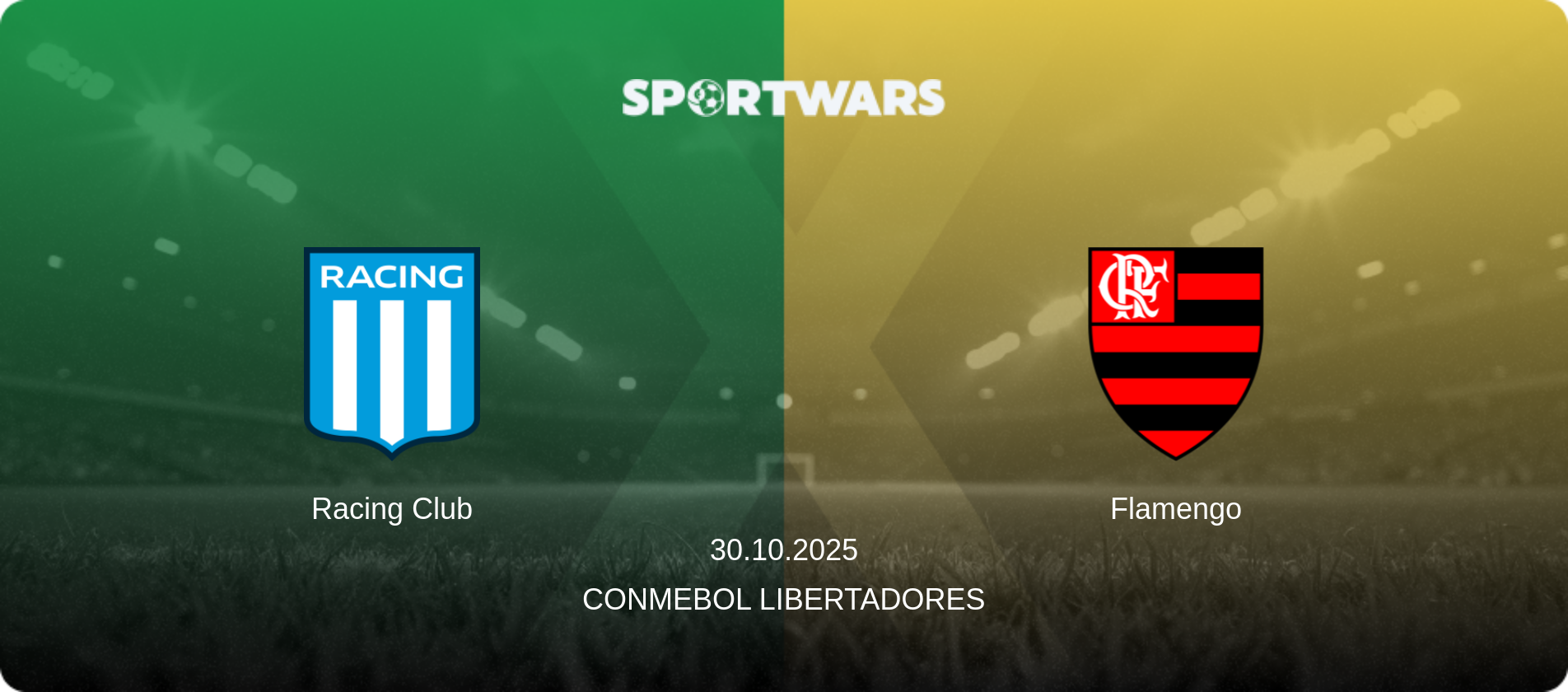 Racing Club — Flamengo, 30.10.2025 — CONMEBOL Libertadores (match preview)