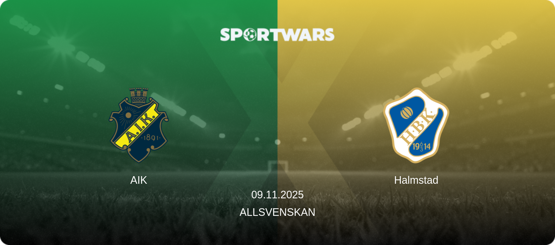 AIK — Halmstad, 09.11.2025 — Allsvenskan (match preview)