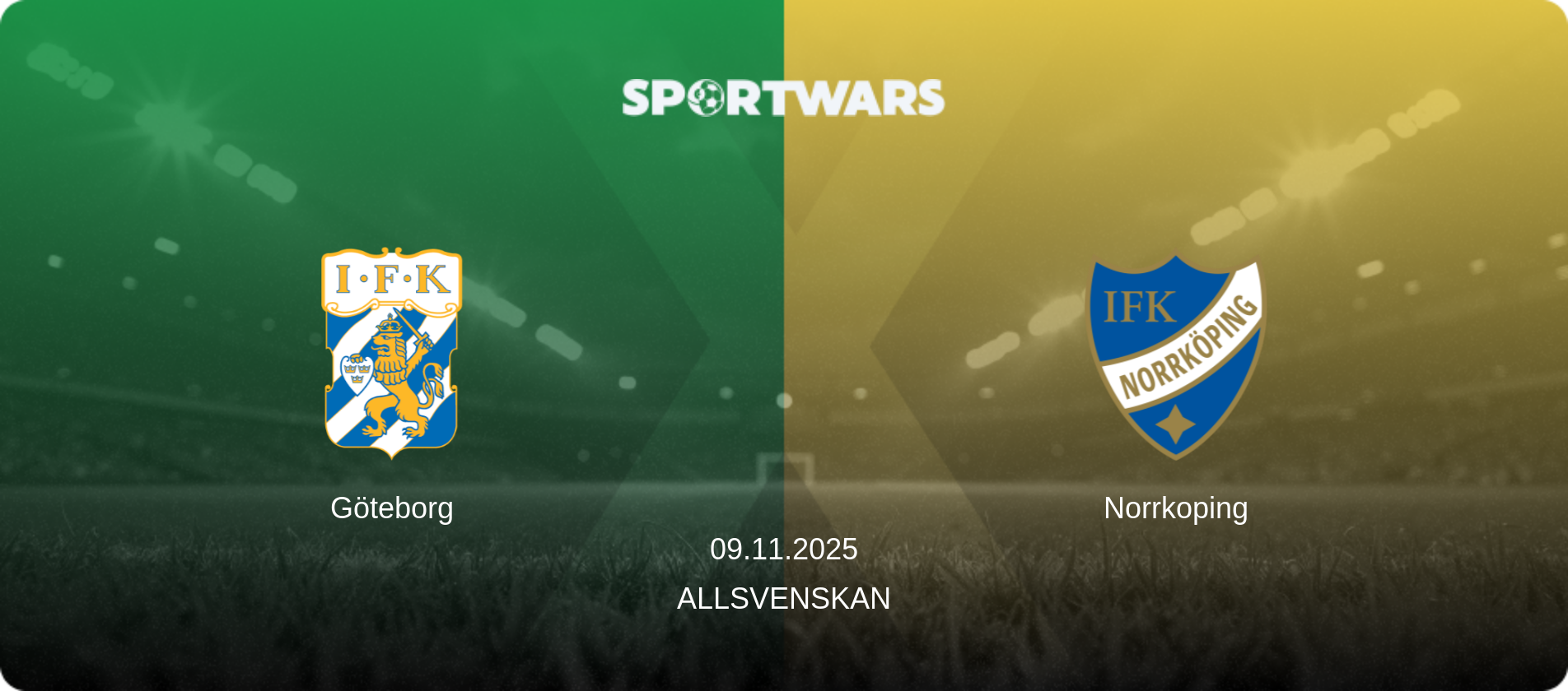 Göteborg — Norrkoping, 09.11.2025 — Allsvenskan (match preview)