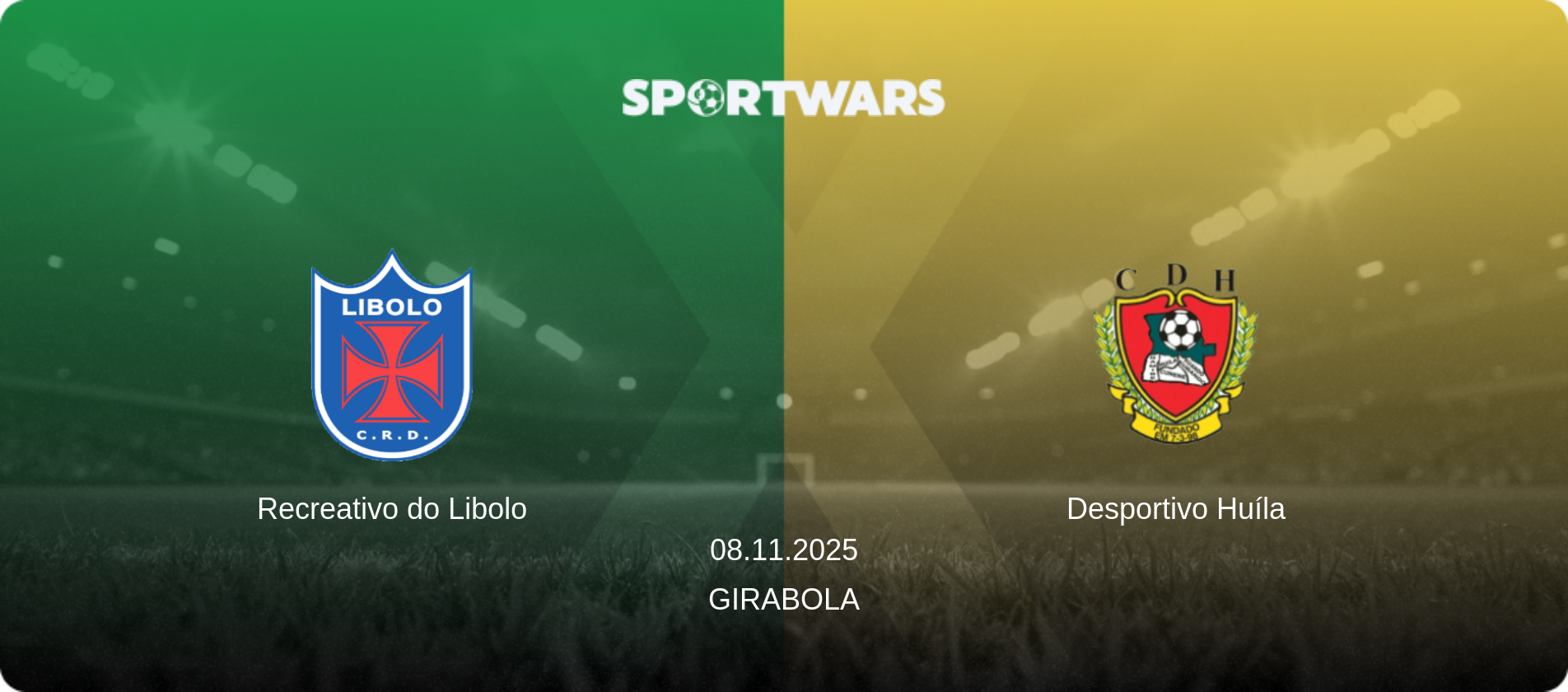 Recreativo do Libolo — Desportivo Huíla, 08.11.2025 — Girabola (match preview)