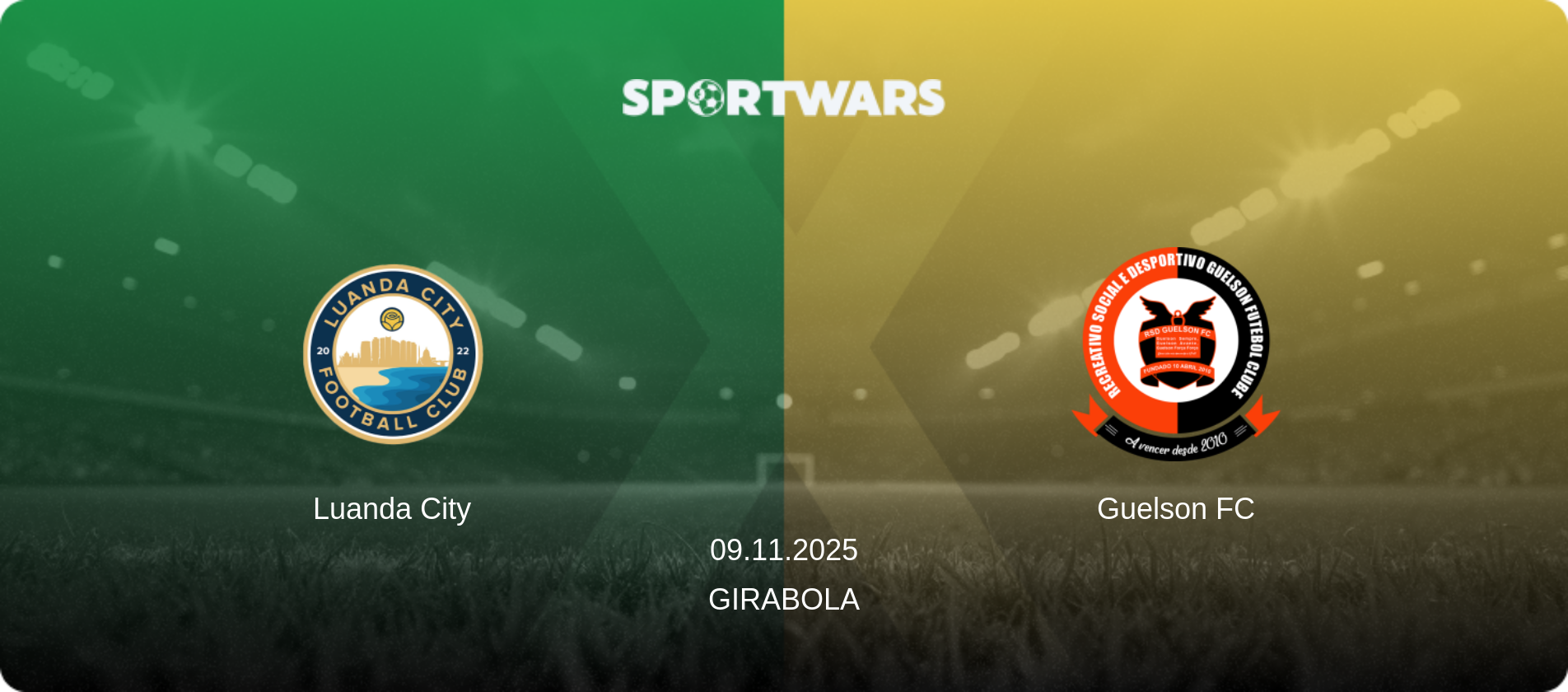 Luanda City — Guelson FC, 09.11.2025 — Girabola (match preview)