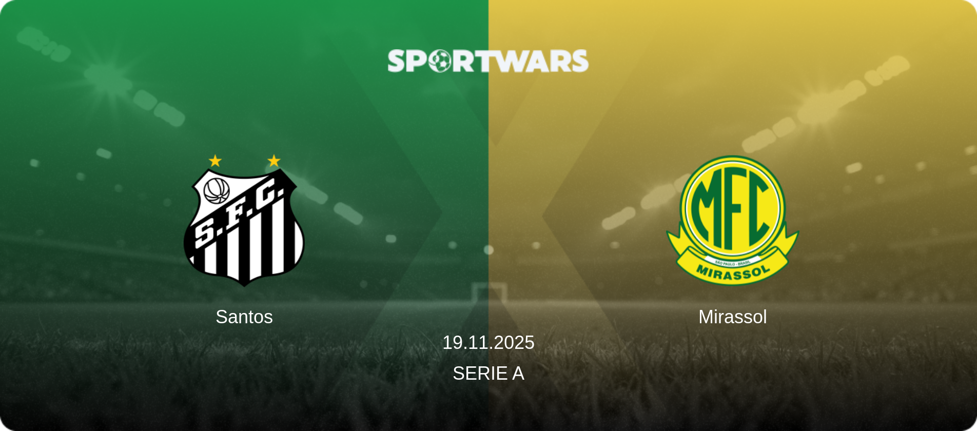 Santos — Mirassol, 19.11.2025 — Serie A (match preview)