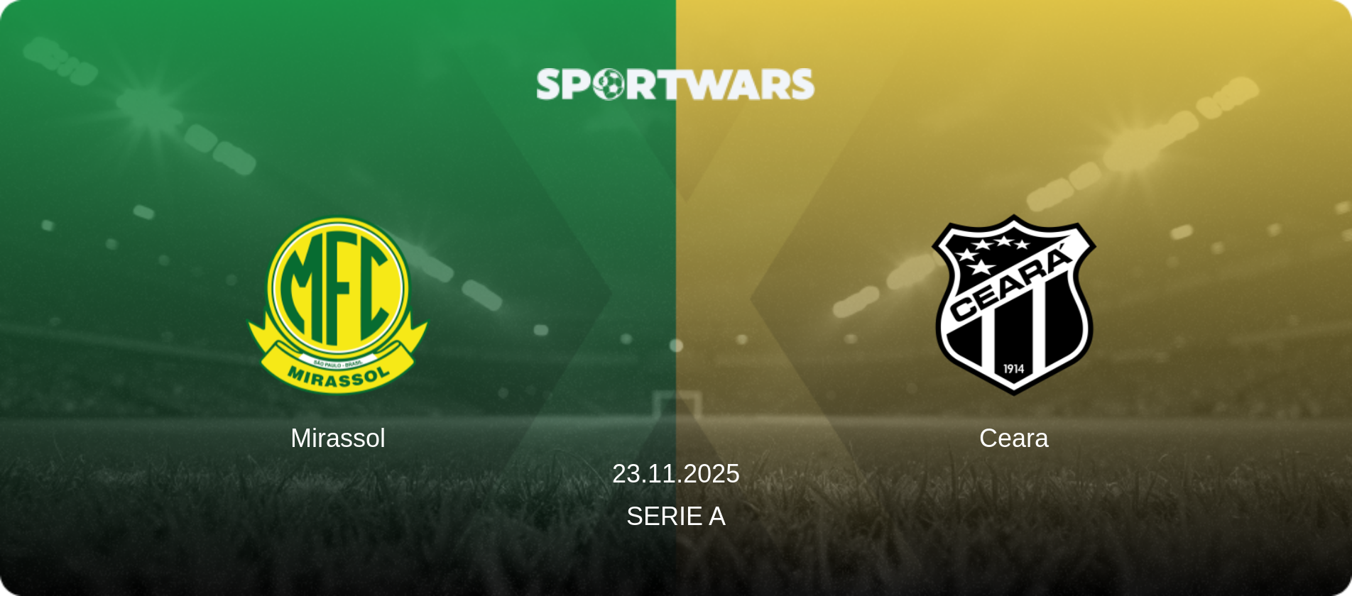 Mirassol — Ceara, 23.11.2025 — Serie A (match preview)