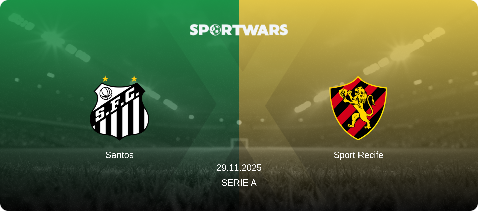 Santos — Sport Recife, 29.11.2025 — Serie A (match preview)