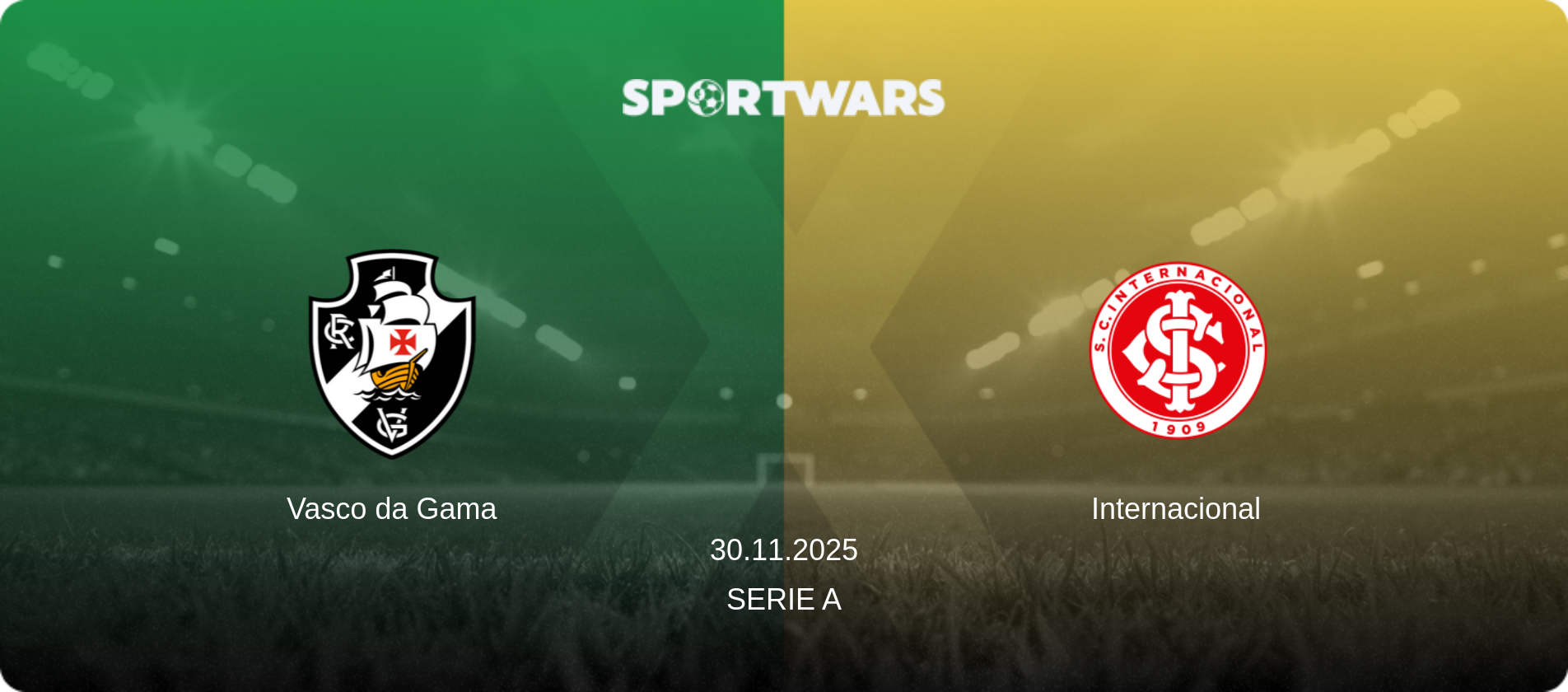 Vasco da Gama — Internacional, 30.11.2025 — Serie A (match preview)