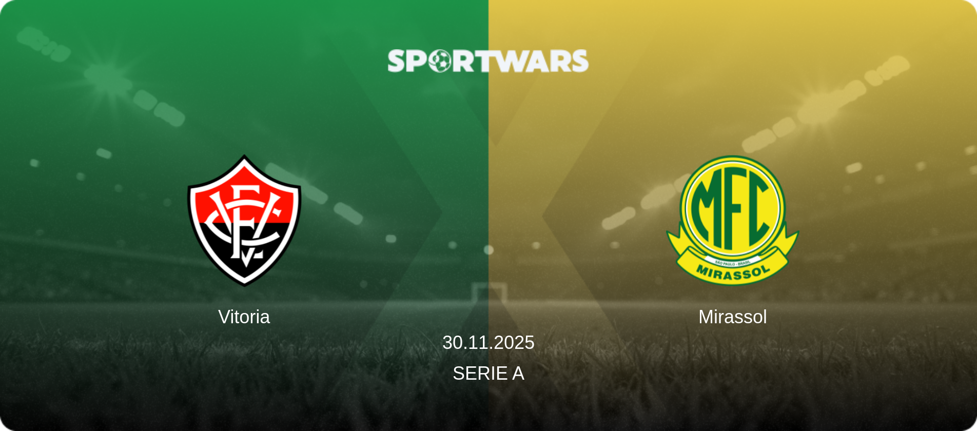 Vitoria — Mirassol, 30.11.2025 — Serie A (match preview)