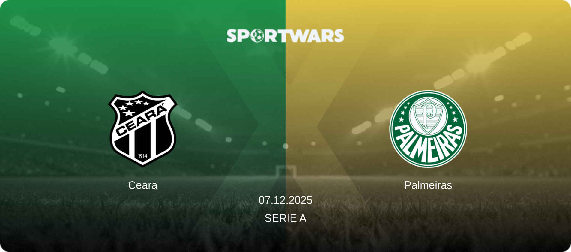 Ceara — Palmeiras, 07.12.2025 — Serie A (match preview)