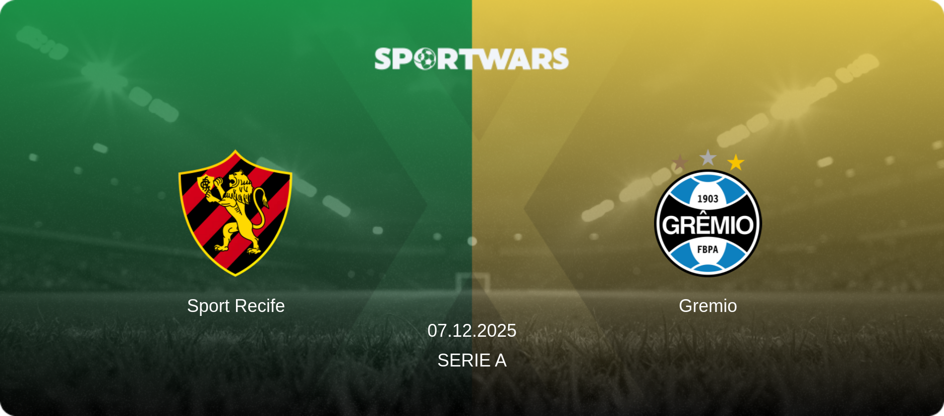 Sport Recife — Gremio, 07.12.2025 — Serie A (match preview)