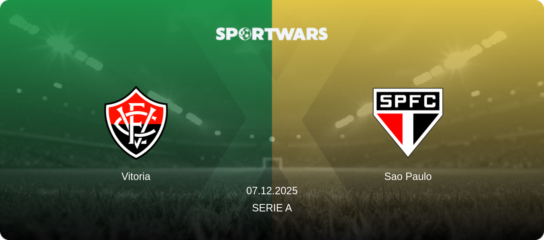 Vitoria — Sao Paulo, 07.12.2025 — Serie A (match preview)