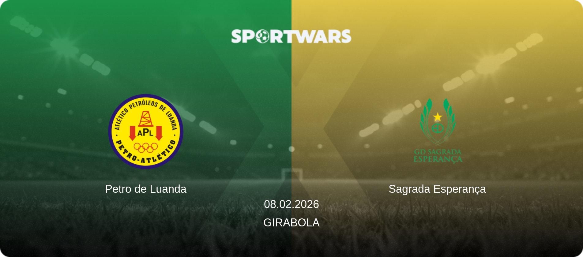 Petro de Luanda — Sagrada Esperança, 08.02.2026 — Girabola (match preview)