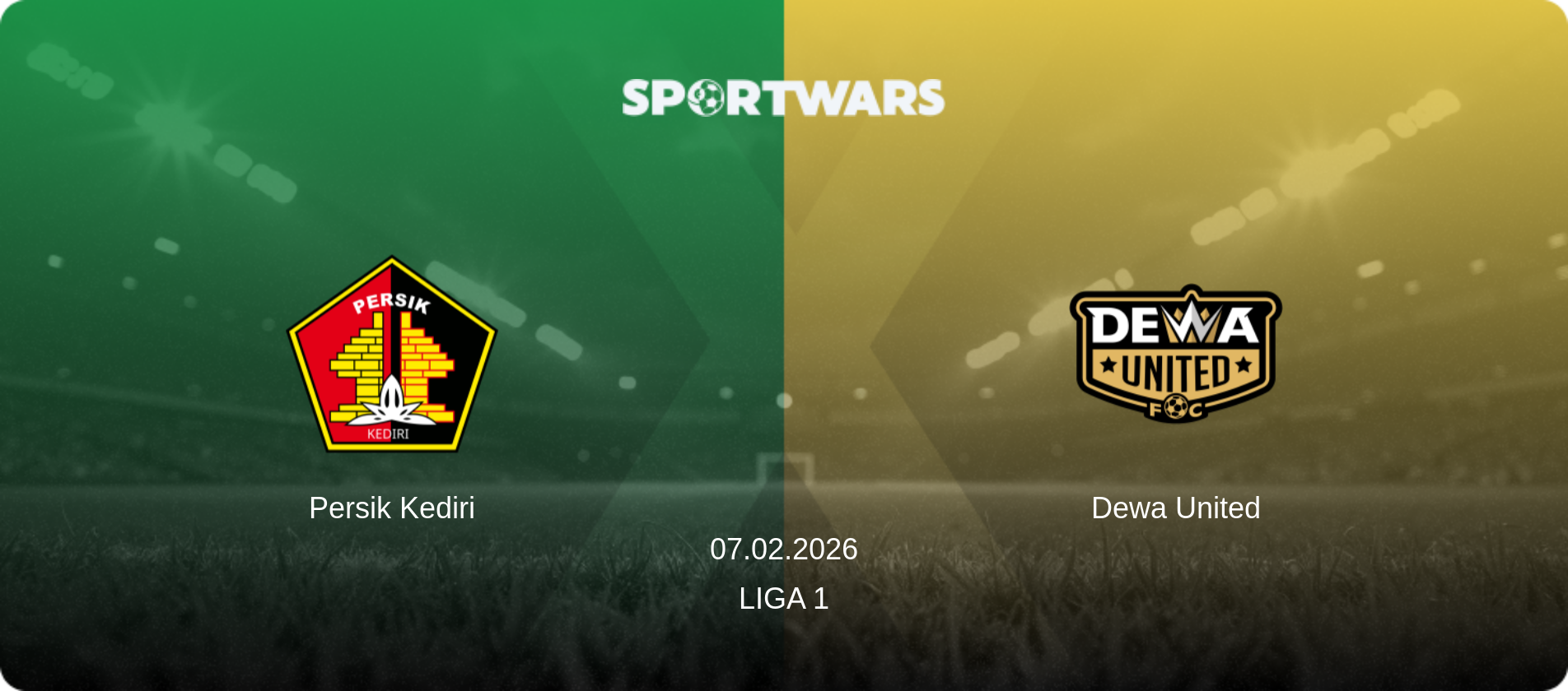 Persik Kediri — Dewa United, 07.02.2026 — Liga 1 (match preview)