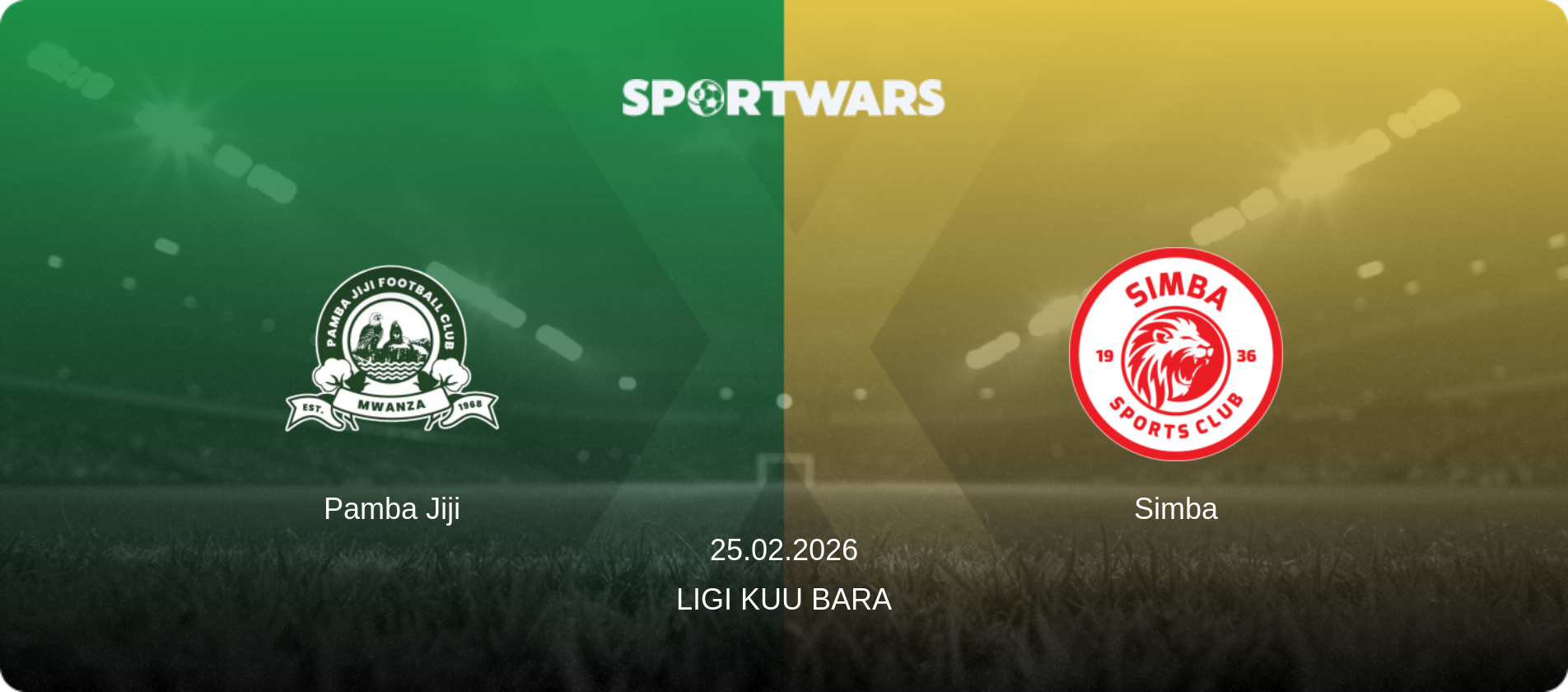Pamba Jiji — Simba, 25.02.2026 — Ligi kuu Bara (match preview)