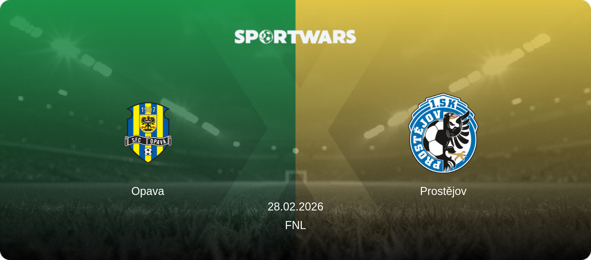 Opava — Prostějov, 28.02.2026 — FNL (match preview)