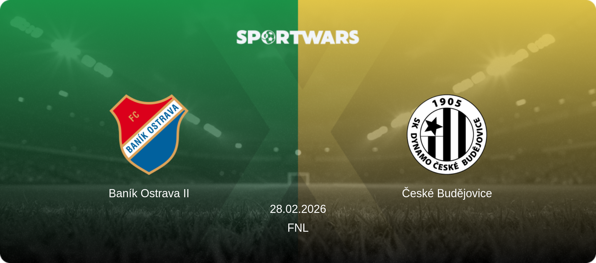 Baník Ostrava II — České Budějovice, 28.02.2026 — FNL (match preview)