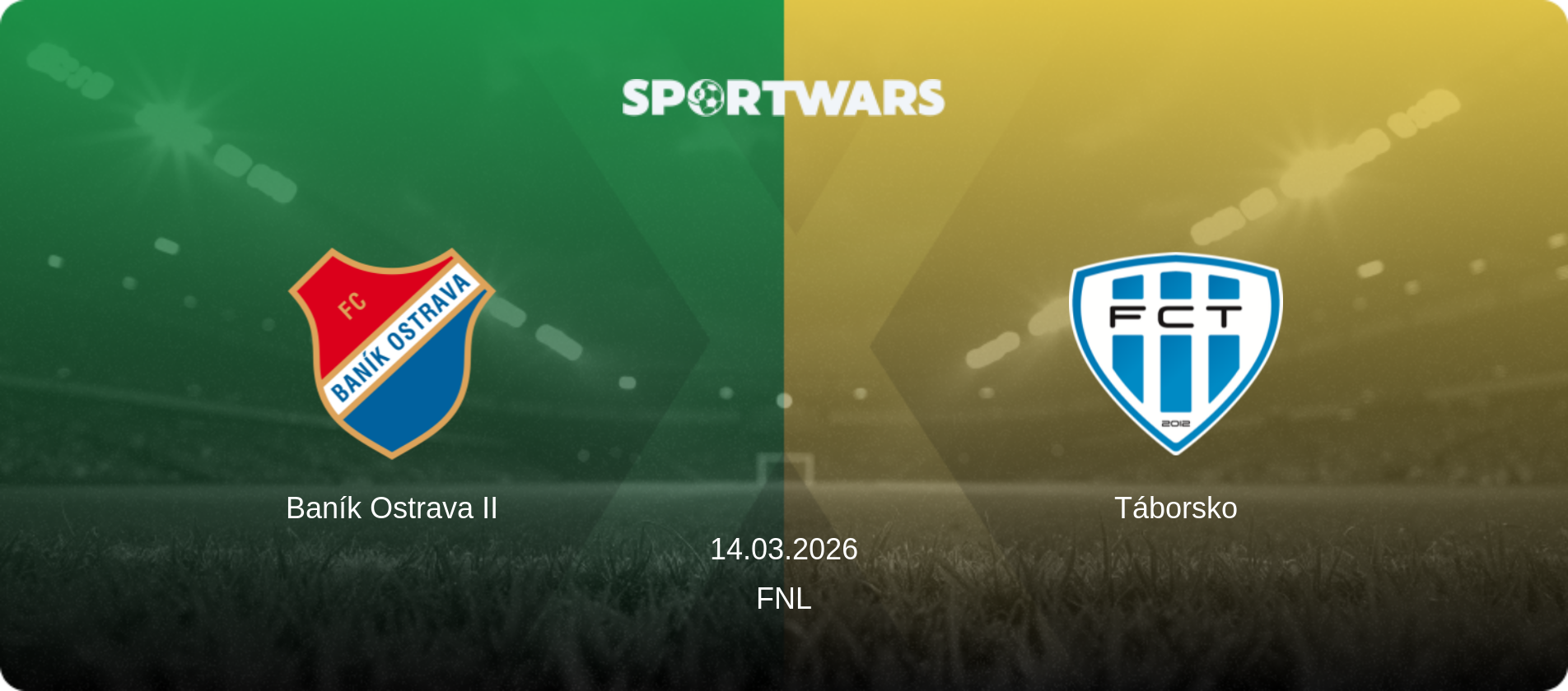 Baník Ostrava II — Táborsko, 14.03.2026 — FNL (match preview)