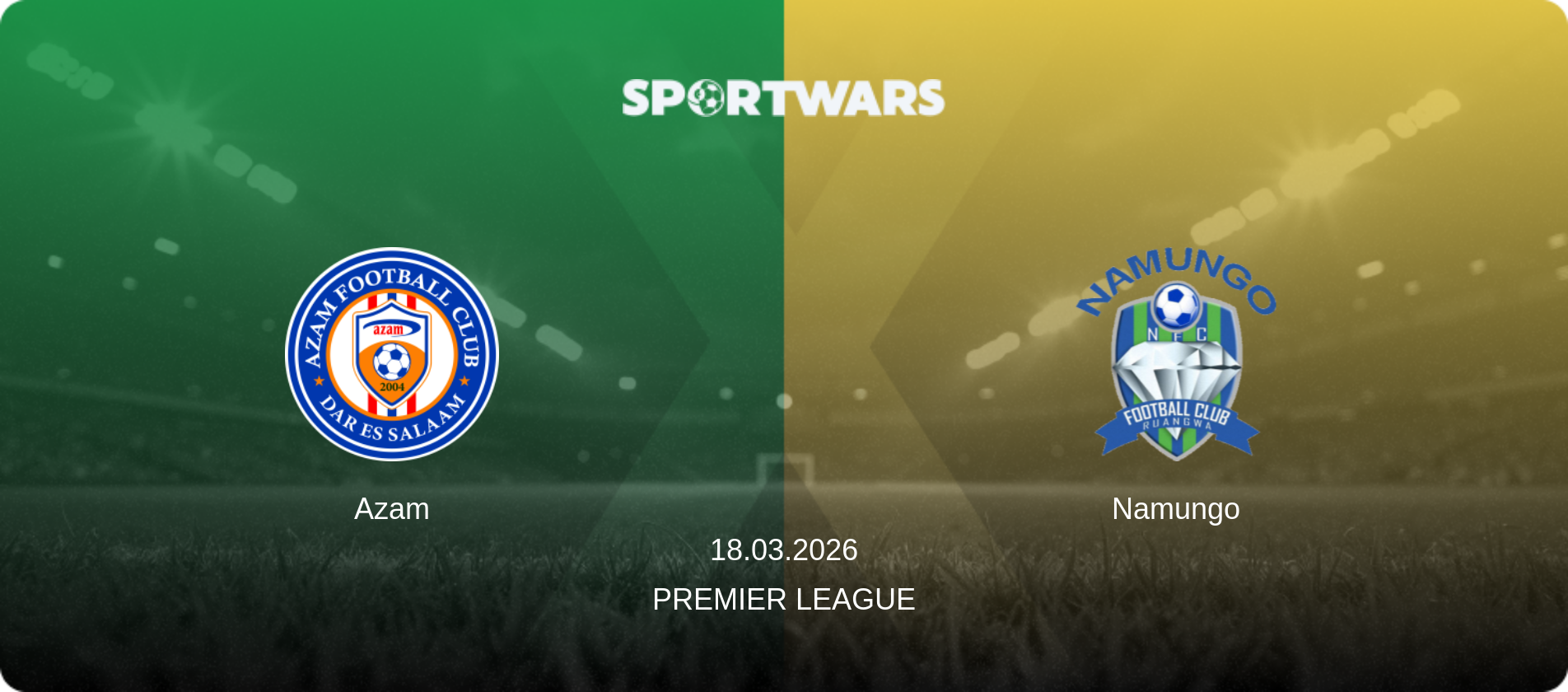 Azam — Namungo, 18.03.2026 — Premier League (match preview)