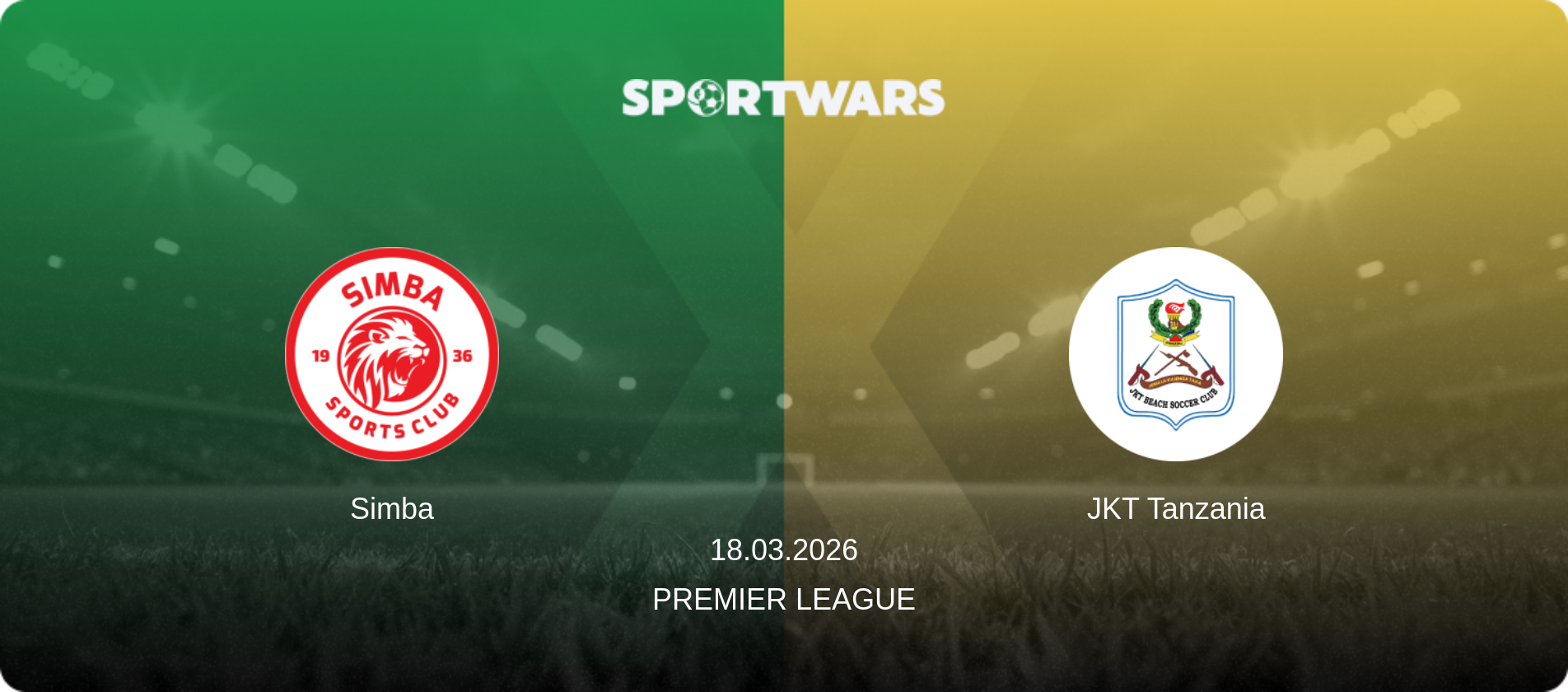 Simba — JKT Tanzania, 18.03.2026 — Premier League (match preview)