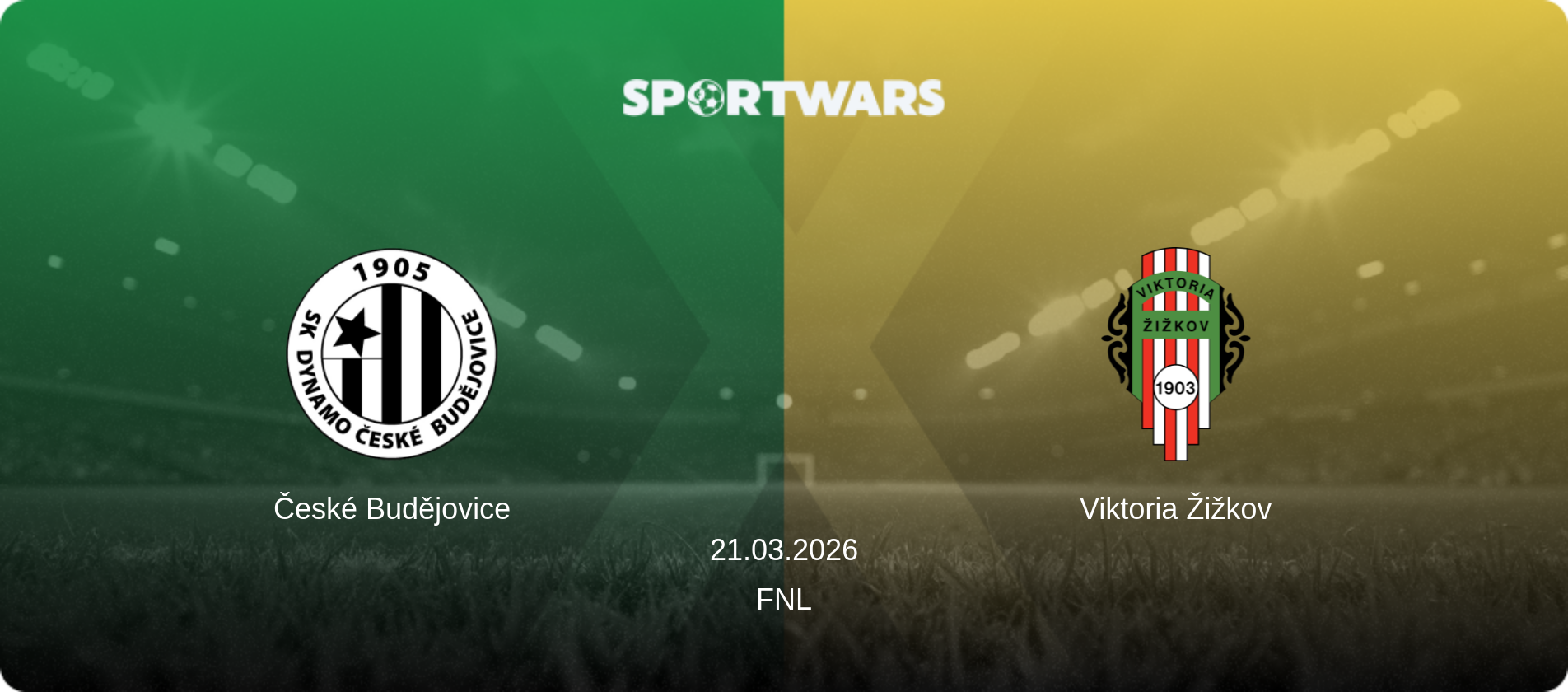 České Budějovice — Viktoria Žižkov, 21.03.2026 — FNL (match preview)
