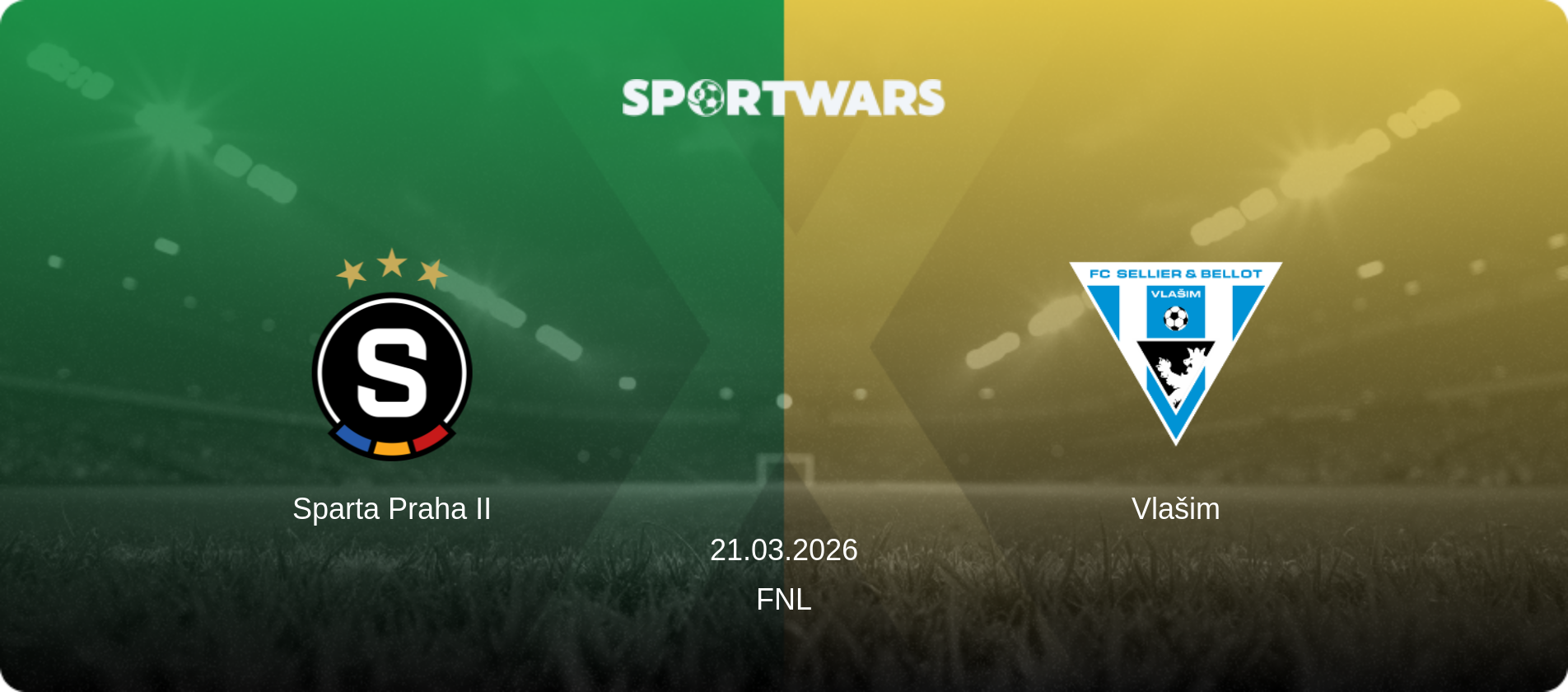 Sparta Praha II — Vlašim, 21.03.2026 — FNL (match preview)