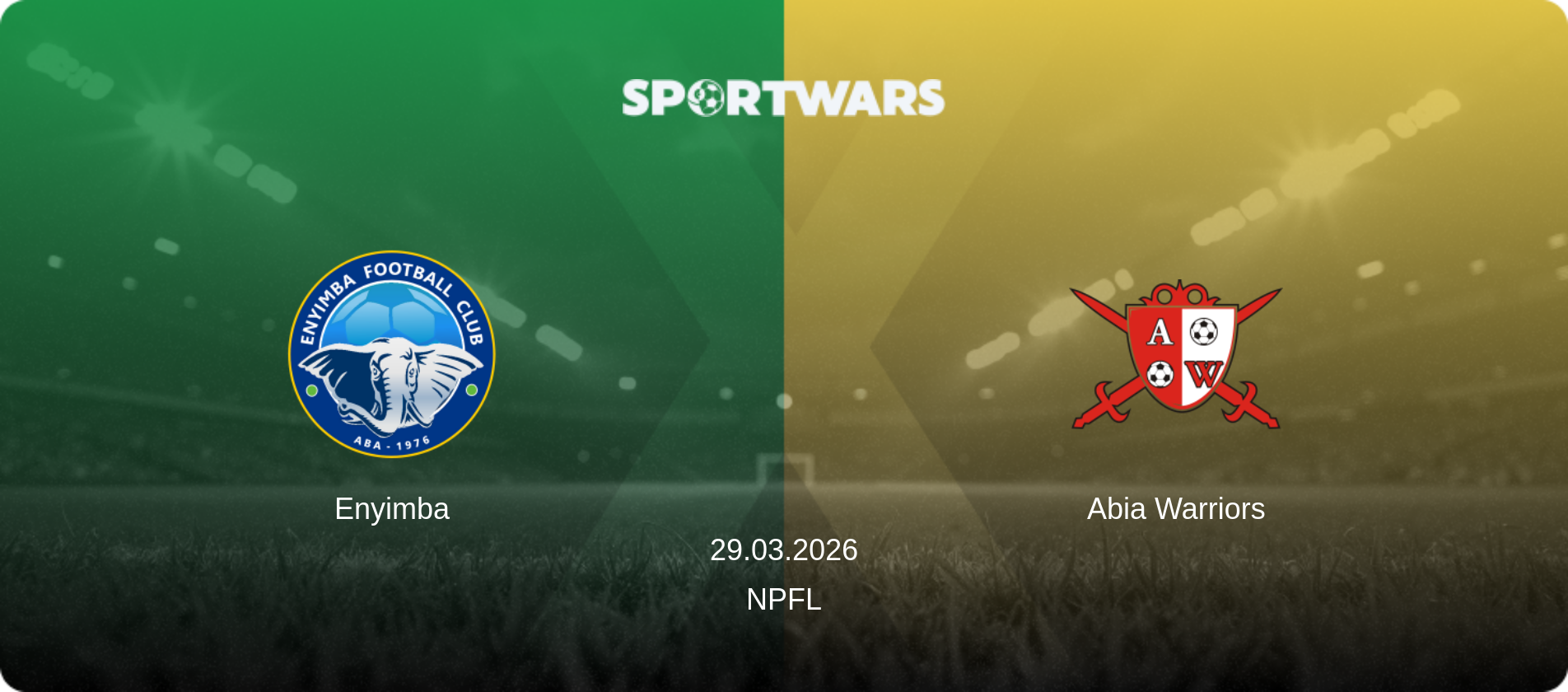 Enyimba — Abia Warriors, 29.03.2026 — NPFL (match preview)