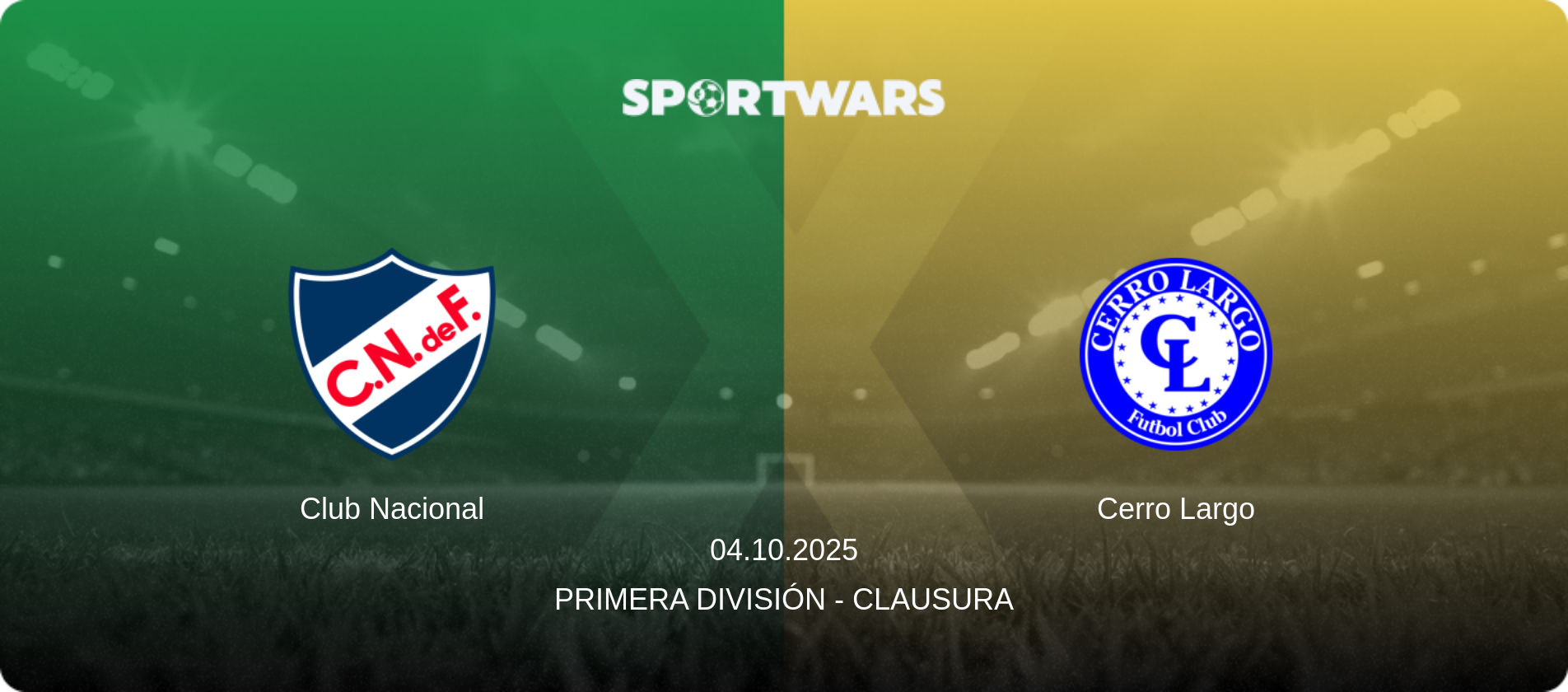 Club Nacional — Cerro Largo, 04.10.2025 — Primera División - Clausura (match preview)