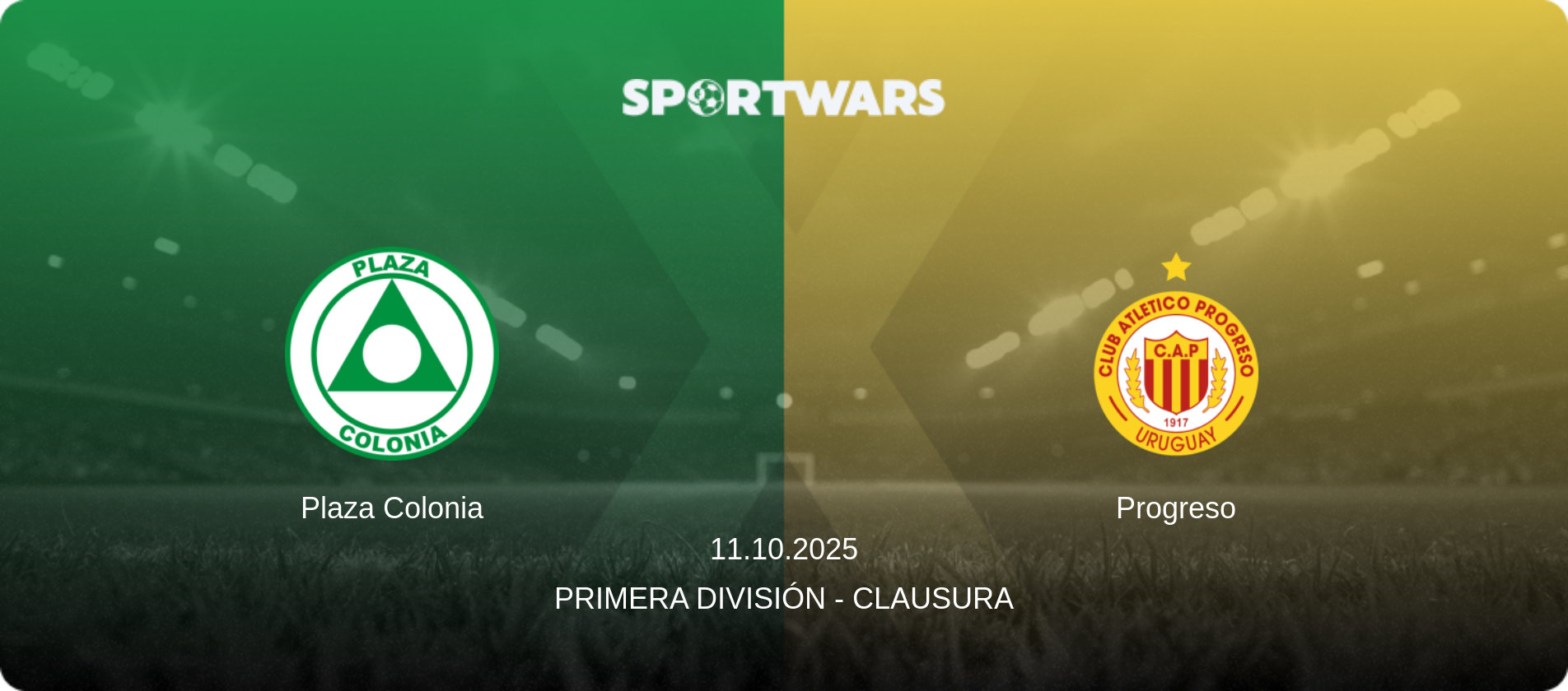 Plaza Colonia — Progreso, 11.10.2025 — Primera División - Clausura (match preview)