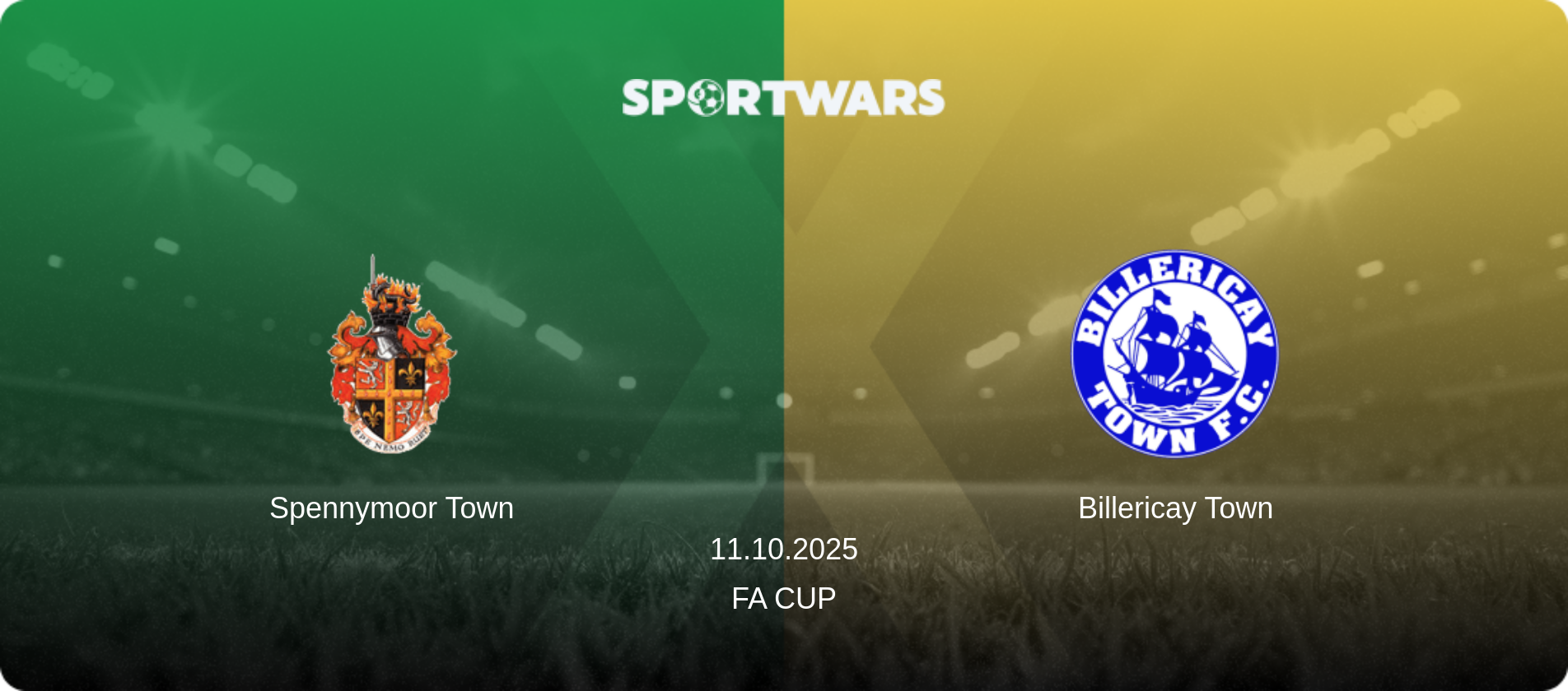 Spennymoor Town — Billericay Town, 11.10.2025 — FA Cup (match preview)
