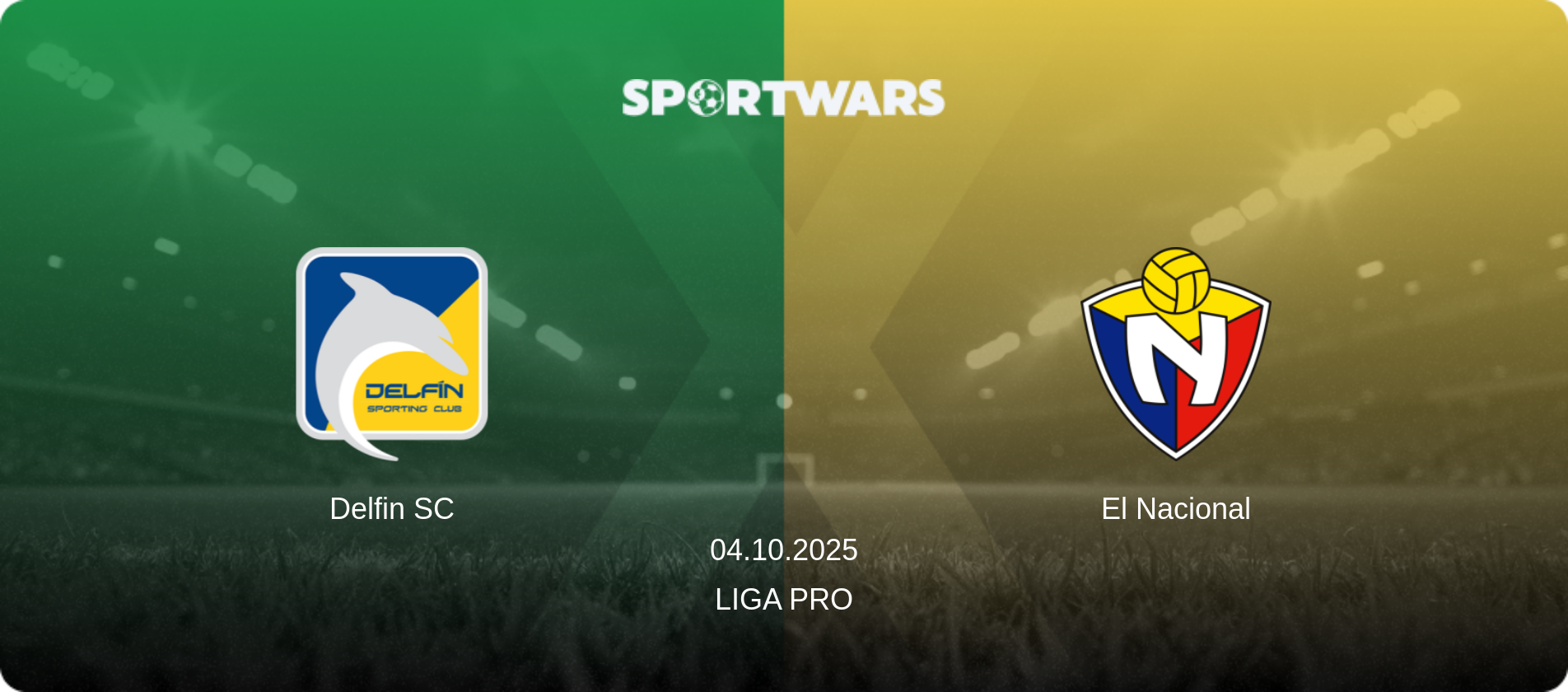 Delfin SC — El Nacional, 04.10.2025 — Liga Pro (match preview)