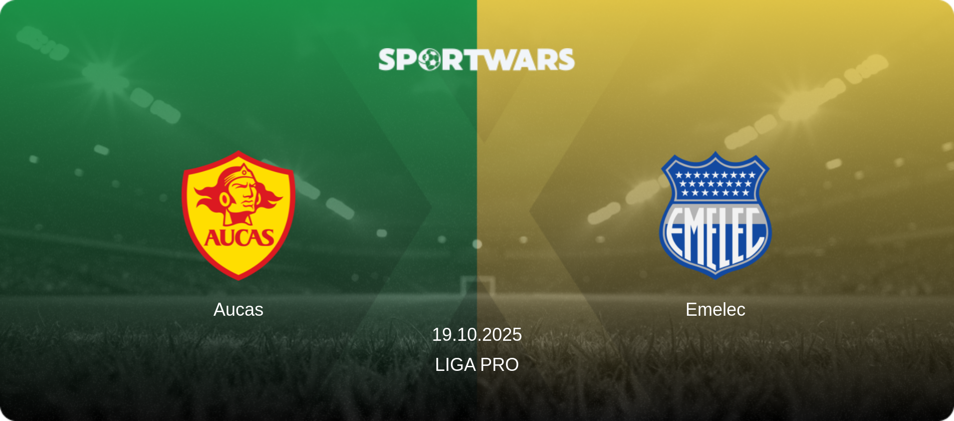 Aucas — Emelec, 19.10.2025 — Liga Pro (match preview)