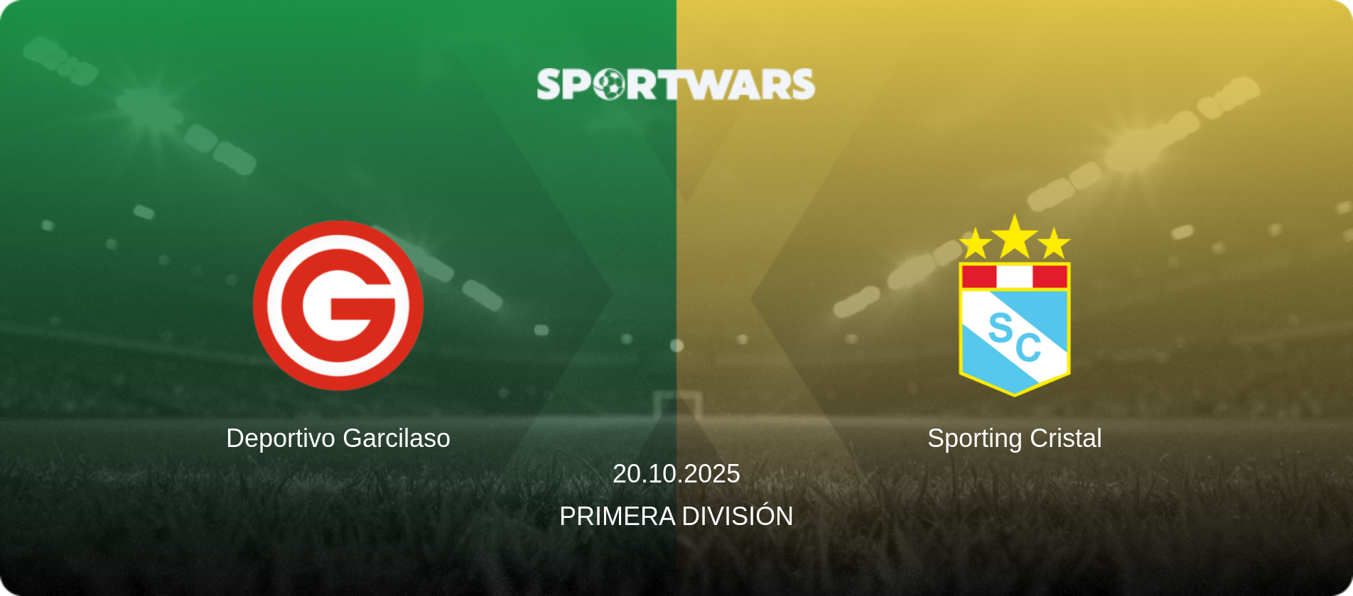 Deportivo Garcilaso — Sporting Cristal, 20.10.2025 — Primera División (match preview)