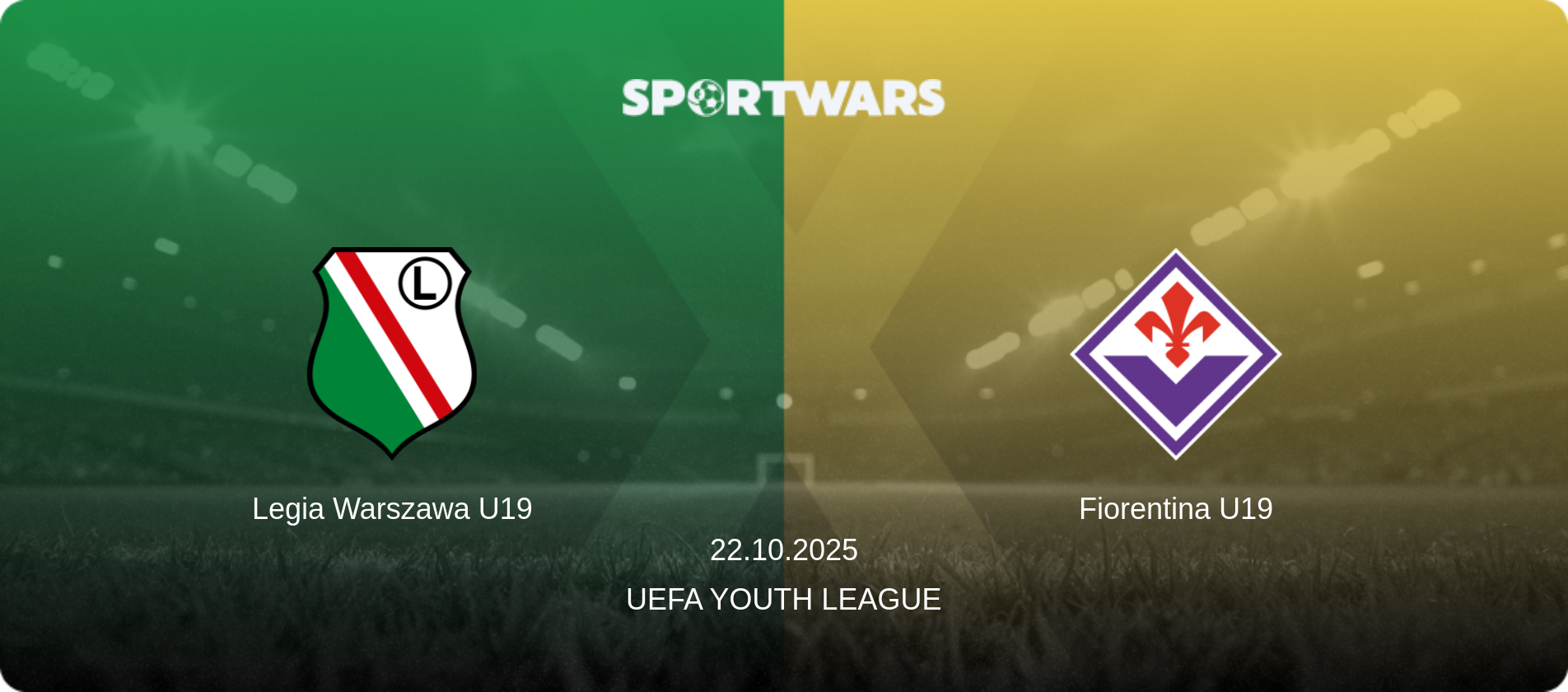 Legia Warszawa U19 — Fiorentina U19, 22.10.2025 — UEFA Youth League (match preview)