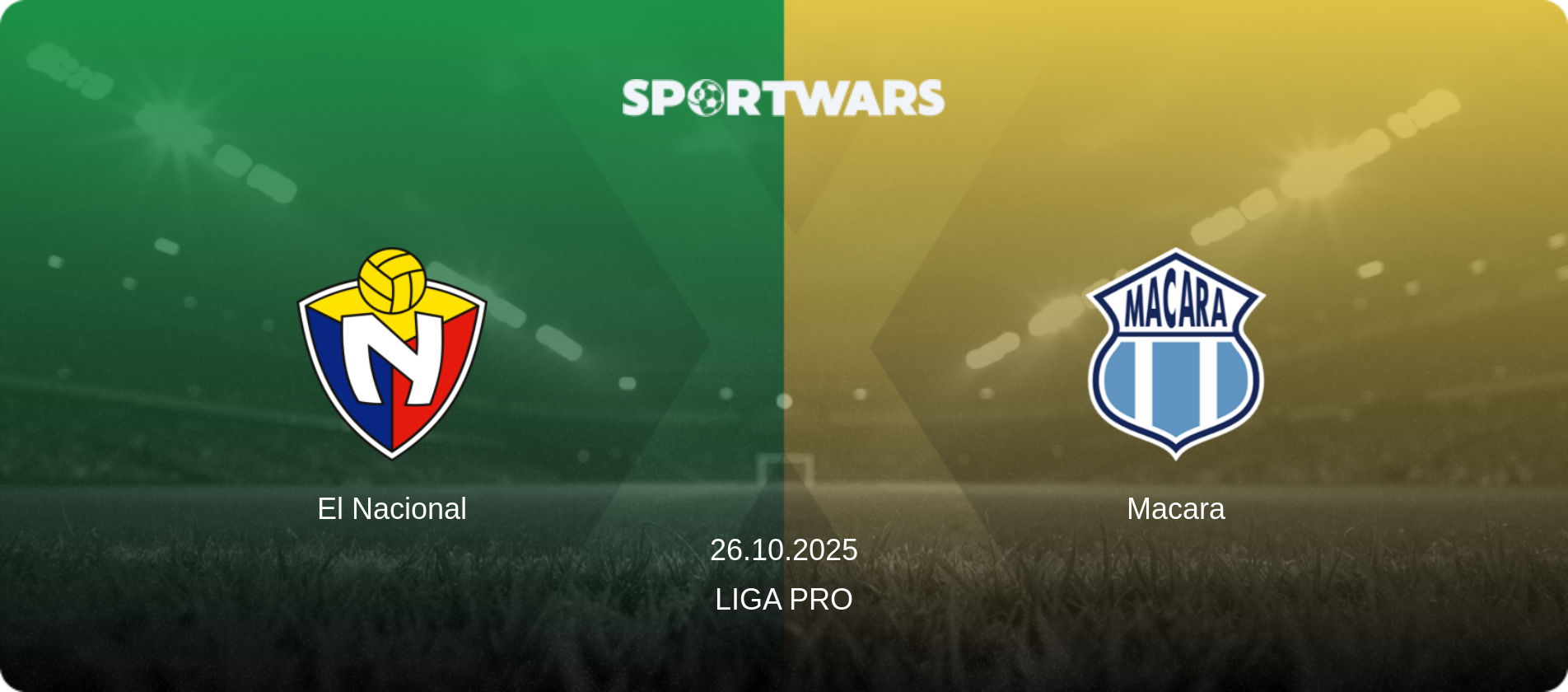 El Nacional — Macara, 26.10.2025 — Liga Pro (match preview)